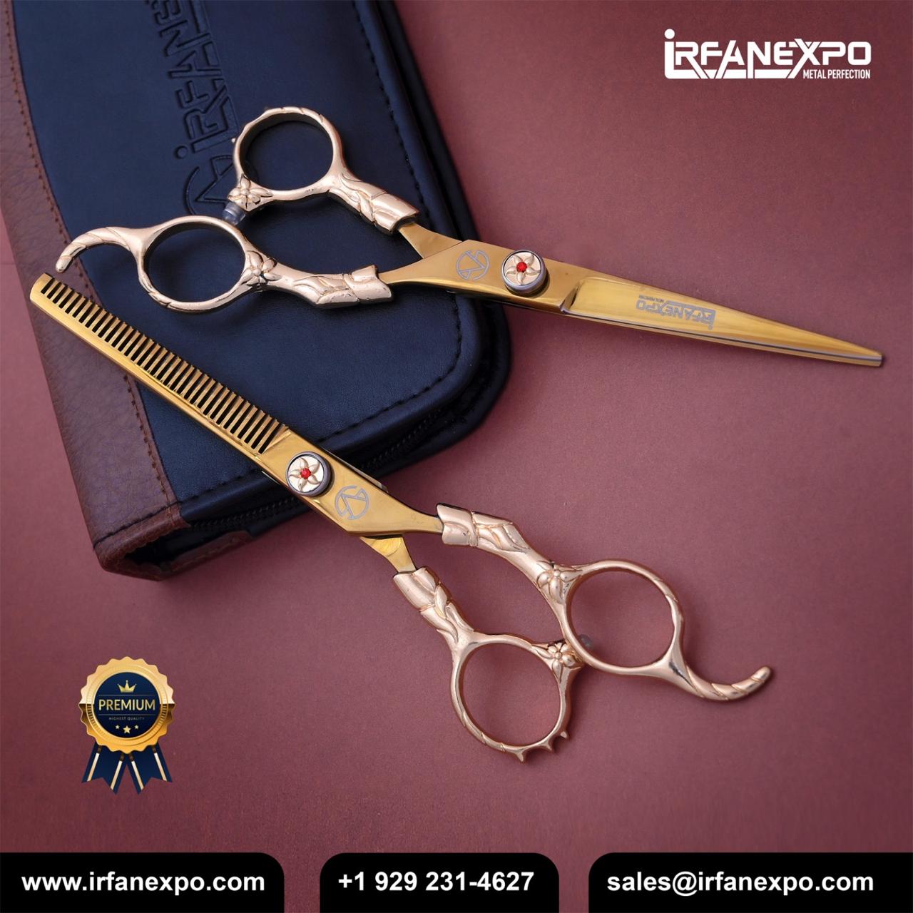 IRFANEXPO Professional Hair Cutting Shears Set